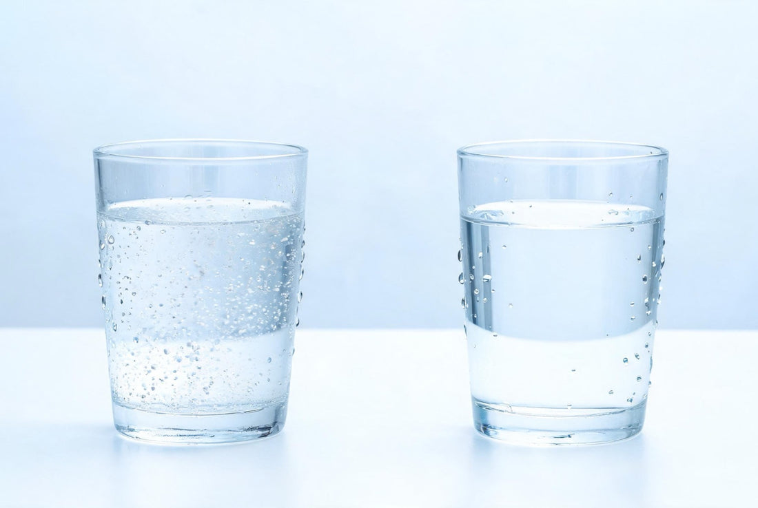 The difference between softened water and filtered water for hair and skin in a hard-water Indian home