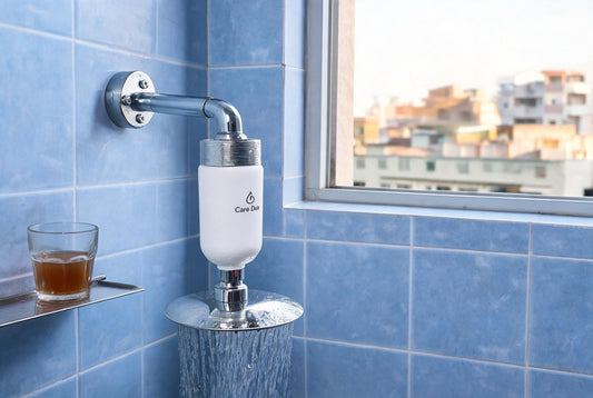 Bangalore borewell water hardness with Care Dale borewell shower filter solution