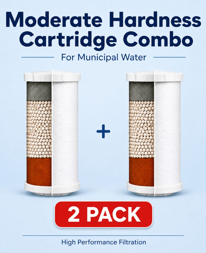Moderate Hardness Cartridge Combo for Municipal Water